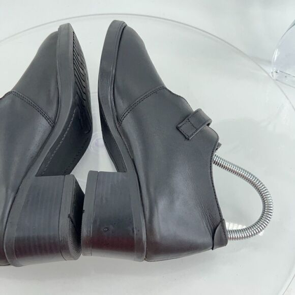 Naot Ankle Booties Women's 6 37 Black Leather Monk Strap Shoes Heels Comfort - Picture 10 of 14